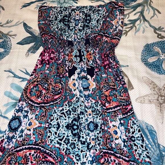 Maurices Womens Colorful Sleeveless Dress Size Small - Picture 5 of 5